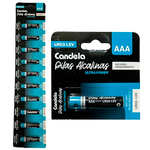 Pila alcalina AAA x 10 un.